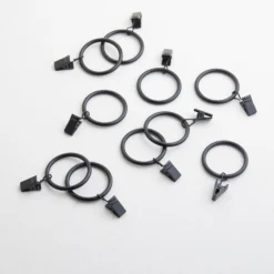 Anneau-pince ALMA Noir Mat