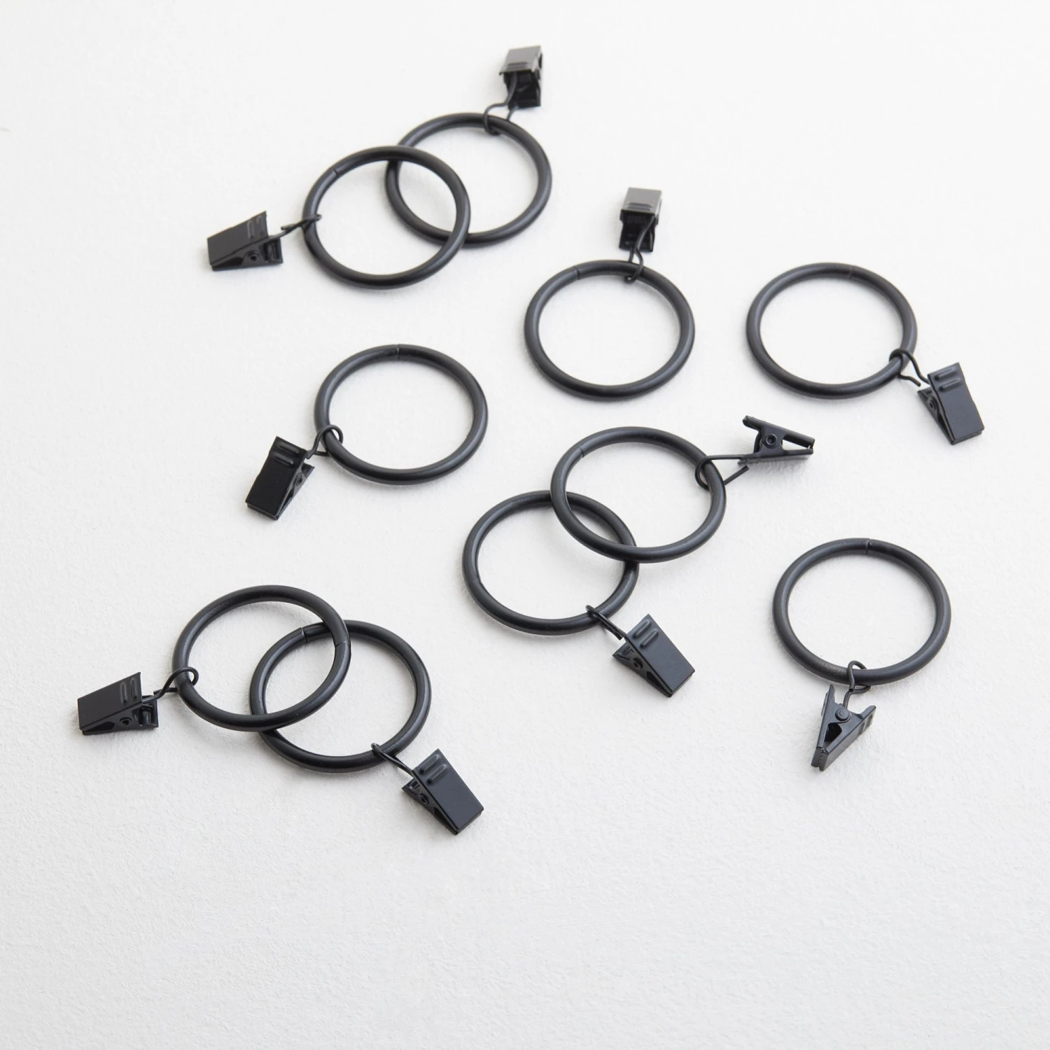 Anneau-pince ALMA Noir Mat 1 Anneau-pince ALMA Noir Mat