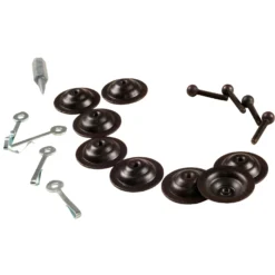 Attache-fix ALMA Brun 9 Attache-fix ALMA Brun -Décoration & meubles pour la maison attache fix ALMA 001943 M10 6