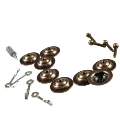 Attache-fix ALMA Laiton 8 Attache-fix ALMA Laiton -Décoration & meubles pour la maison attache fix ALMA 001943 OR 5