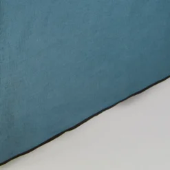 Cache Sommier CARLINA Pétrole Et Bourdon Noir -Décoration & meubles pour la maison cache sommier CARLINA 006454 BVG 6