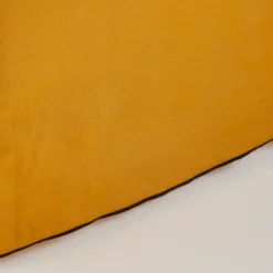 Cache Sommier CARLINA Ocre Et Bourdon Noir -Décoration & meubles pour la maison cache sommier CARLINA 006454 J18G 6