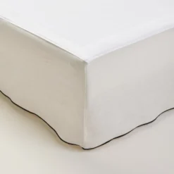 Cache Sommier CARLINA Calcaire Et Bourdon Noir -Décoration & meubles pour la maison cache sommier CARLINA 006454 N2G 4