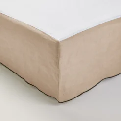 Cache Sommier CARLINA Sable Et Bourdon Noir