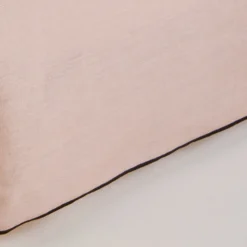 Cache Sommier CARLINA Rose Poudré Et Bourdon Noir -Décoration & meubles pour la maison cache sommier CARLINA 006454 RG 6