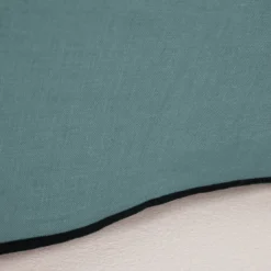 Cache Sommier CARLINA Vert De Gris Et Bourdon Noir -Décoration & meubles pour la maison cache sommier CARLINA 006454 V4G 6