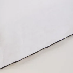 Cache Sommier CARLINA Blanc Pur Et Bourdon Noir 11 Cache Sommier CARLINA Blanc Pur Et Bourdon Noir -Décoration & meubles pour la maison cache sommier CARLINA 006454 WG 6