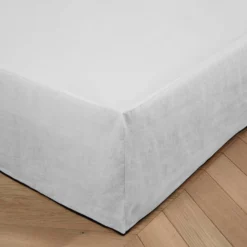 Cache Sommier CARLINA Blanc Pur Et Bourdon Noir 12 Cache Sommier CARLINA Blanc Pur Et Bourdon Noir -Décoration & meubles pour la maison cache sommier CARLINA 006454 WG 9