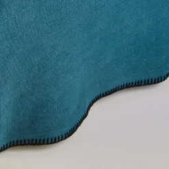 Cache Sommier NINO Indigo Et Feston Noir -Décoration & meubles pour la maison cache sommier NINO 007697 BFG 6