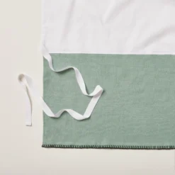 Cache Sommier NINO Vert De Gris Et Feston Noir -Décoration & meubles pour la maison cache sommier NINO 007697 V4FG 5