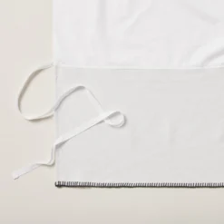 Cache Sommier NINO Blanc Minéral Et Feston Noir -Décoration & meubles pour la maison cache sommier NINO 007697 WFG 5