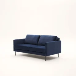 Canapé 2 Places CESARE Velours Bleu Nuit 16 Canapé 2 Places CESARE Velours Bleu Nuit -Décoration & meubles pour la maison canape 2 places CESARE 007728 B20 5