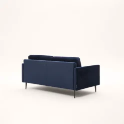 Canapé 2 Places CESARE Velours Bleu Nuit 17 Canapé 2 Places CESARE Velours Bleu Nuit -Décoration & meubles pour la maison canape 2 places CESARE 007728 B20 6