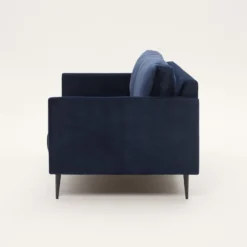 Canapé 2 Places CESARE Velours Bleu Nuit 18 Canapé 2 Places CESARE Velours Bleu Nuit -Décoration & meubles pour la maison canape 2 places CESARE 007728 B20 7