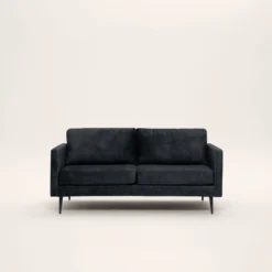 Canapé 2 Places CESARE Velours Vintage Graphite 11 Canapé 2 Places CESARE Velours Vintage Graphite -Décoration & meubles pour la maison canape 2 places CESARE 007728 G8 ND 4