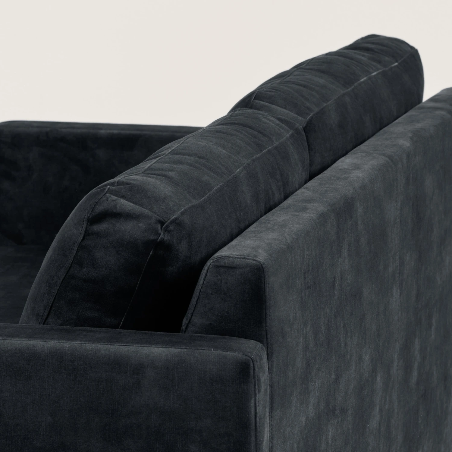 Canapé 2 Places CESARE Velours Vintage Graphite 7 Canapé 2 Places CESARE Velours Vintage Graphite – Image 7