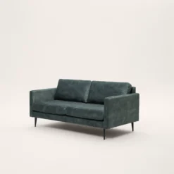 Canapé 2 Places CESARE Velours Vintage Kaki Grisé -Décoration & meubles pour la maison canape 2 places CESARE 007728 GV ND 5