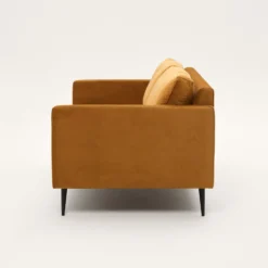 Canapé 2 Places CESARE Velours Moutarde -Décoration & meubles pour la maison canape 2 places CESARE 007728 J10 7