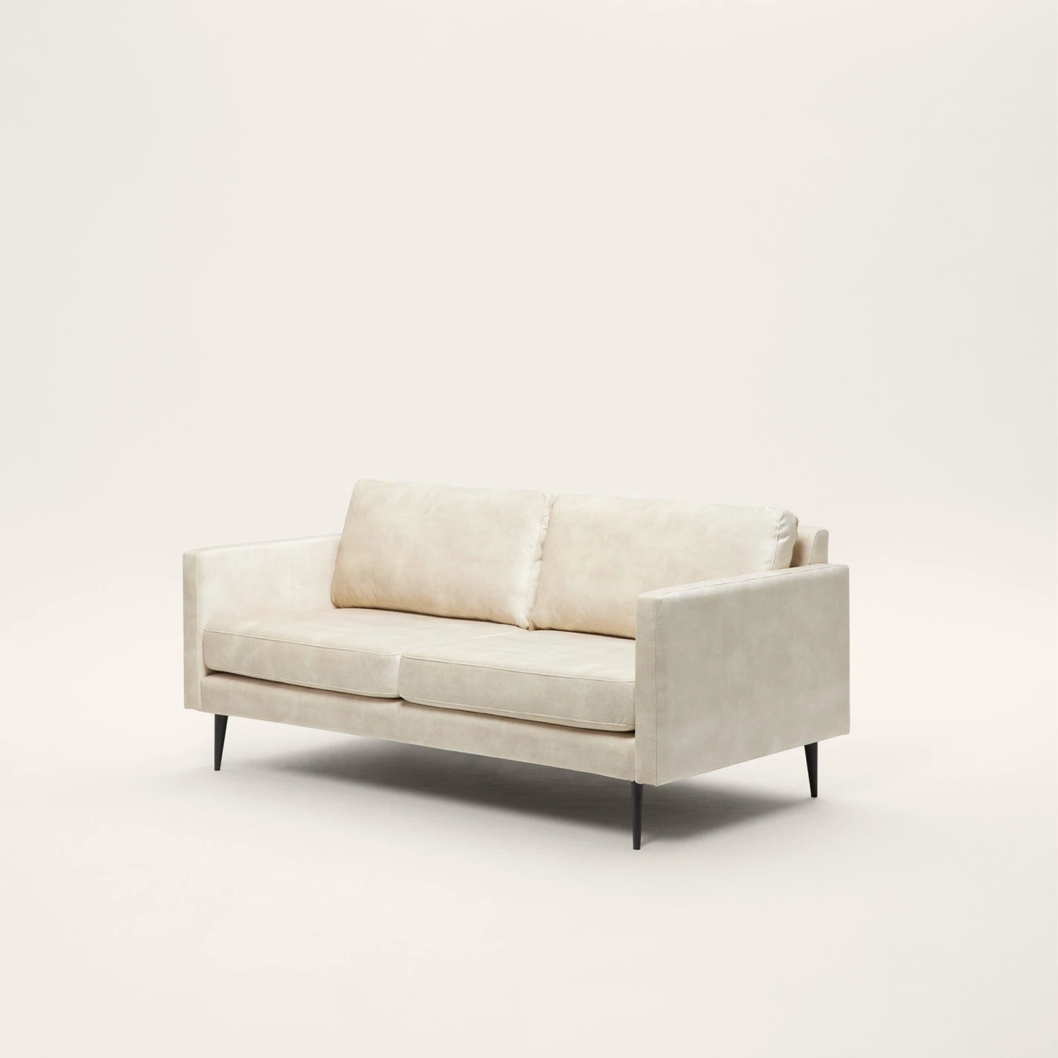 Canapé 2 Places CESARE Velours Vintage Calcaire 7 Canapé 2 Places CESARE Velours Vintage Calcaire – Image 7