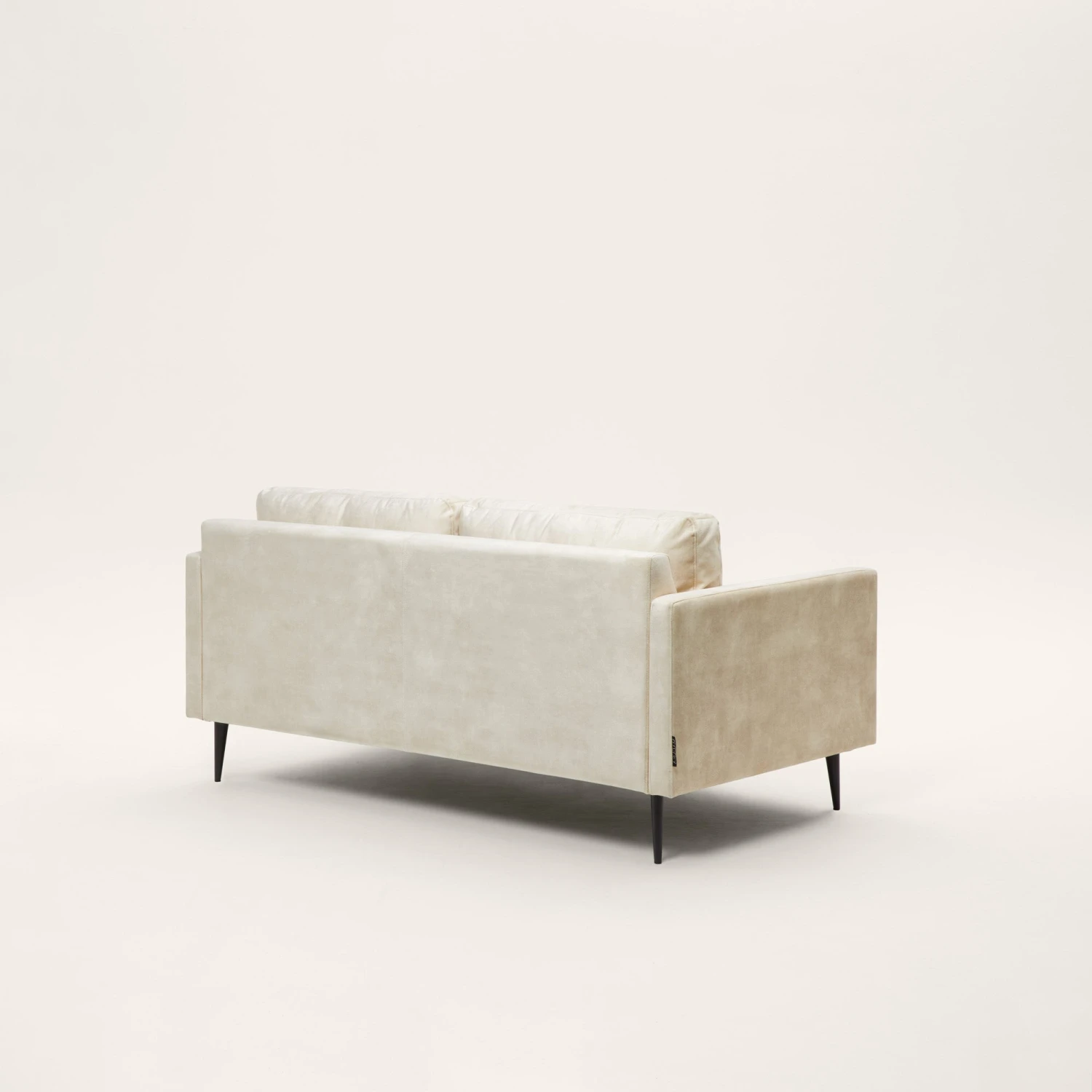 Canapé 2 Places CESARE Velours Vintage Calcaire 8 Canapé 2 Places CESARE Velours Vintage Calcaire – Image 8