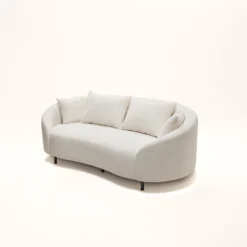 Canapé 2 Places JULIKA écru Bouclé -Décoration & meubles pour la maison canape 2 places JULIKA 007753 N1 5