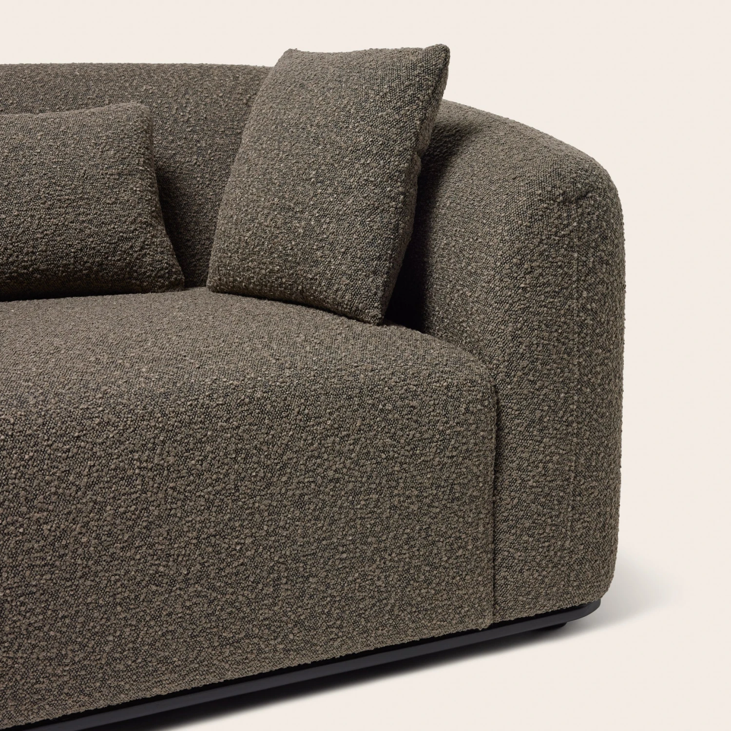 Canapé 3 Places APPOLIN Taupe Grisé 2 Canapé 3 Places APPOLIN Taupe Grisé – Image 2