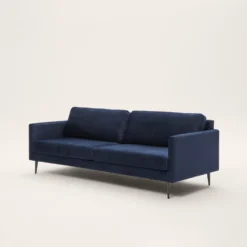 Canapé 3 Places CESARE Velours Bleu Nuit -Décoration & meubles pour la maison canape 3 places CESARE 007730 B20 5