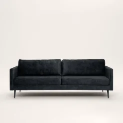 Canapé 3 Places CESARE Velours Vintage Graphite -Décoration & meubles pour la maison canape 3 places CESARE 007730 G8 ND 4