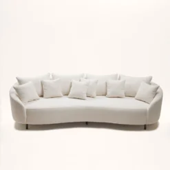 Canapé 3 Places JULIKA écru Bouclé -Décoration & meubles pour la maison canape 3 places JULIKA 007755 N1 4