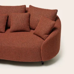 Canapé 3 Places JULIKA Orange Brûlée -Décoration & meubles pour la maison canape 3 places JULIKA 007755 O17 7