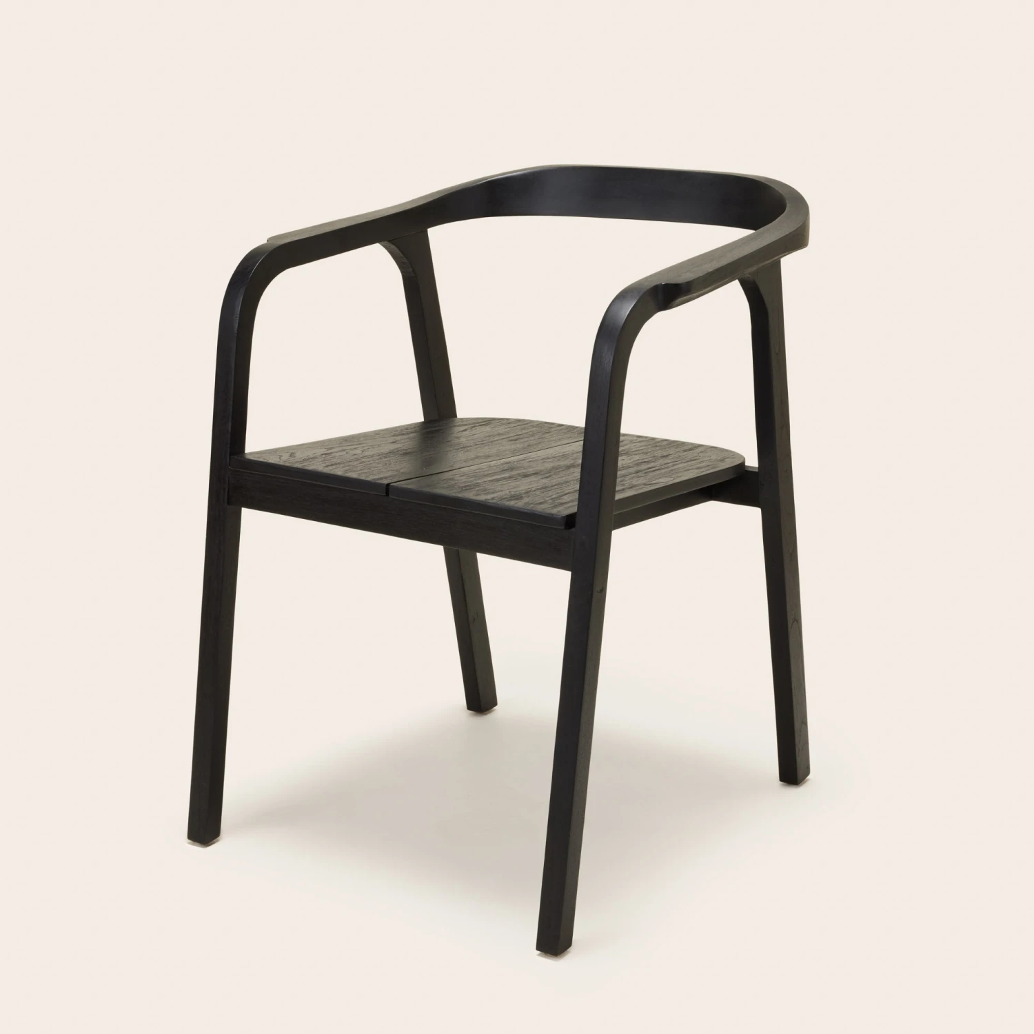 Chaise ALIXA Teck Recyclé Et Noir 6 Chaise ALIXA Teck Recyclé Et Noir – Image 6