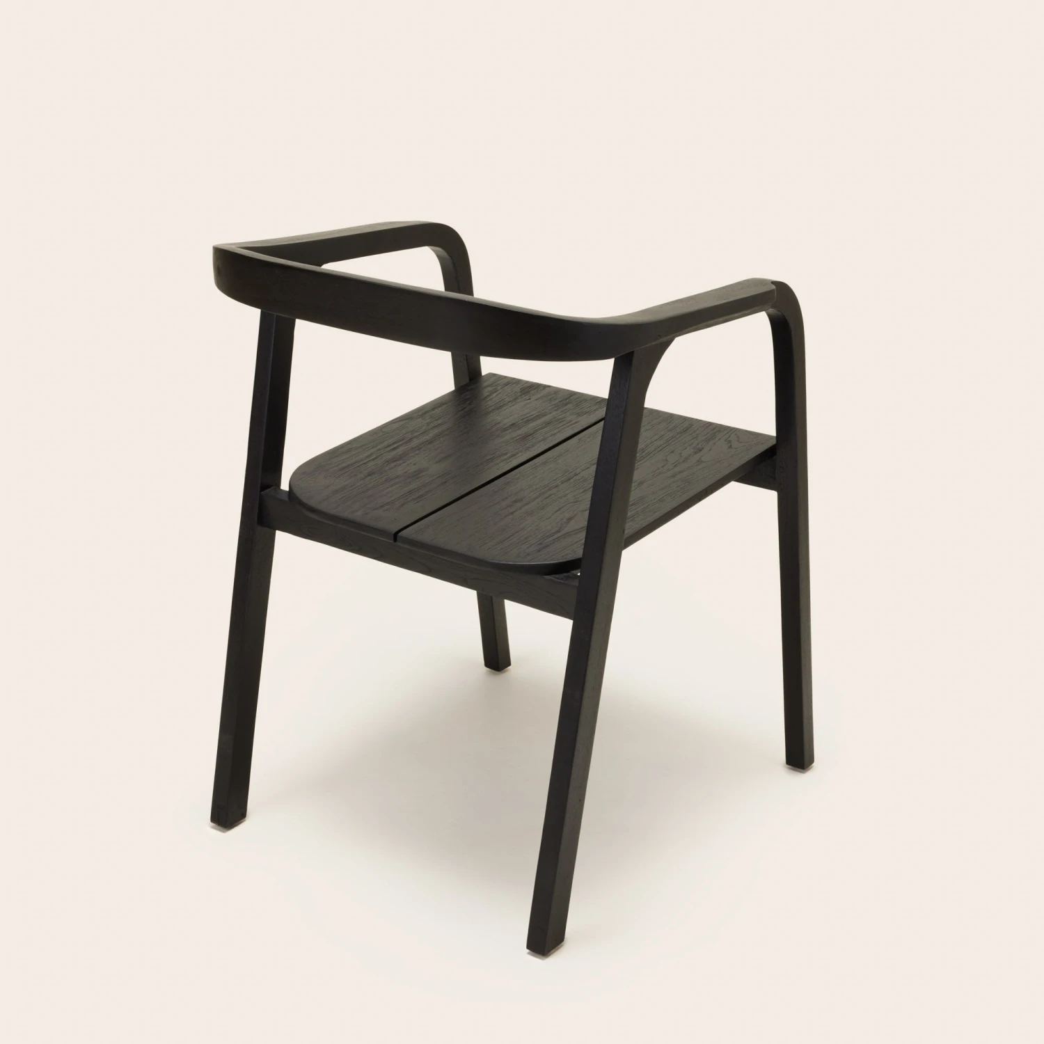 Chaise ALIXA Teck Recyclé Et Noir 7 Chaise ALIXA Teck Recyclé Et Noir – Image 7