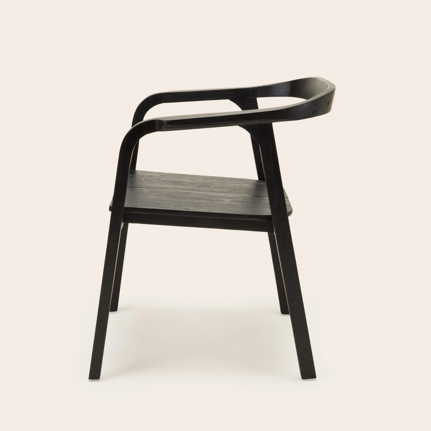 Chaise ALIXA Teck Recyclé Et Noir 8 Chaise ALIXA Teck Recyclé Et Noir – Image 8