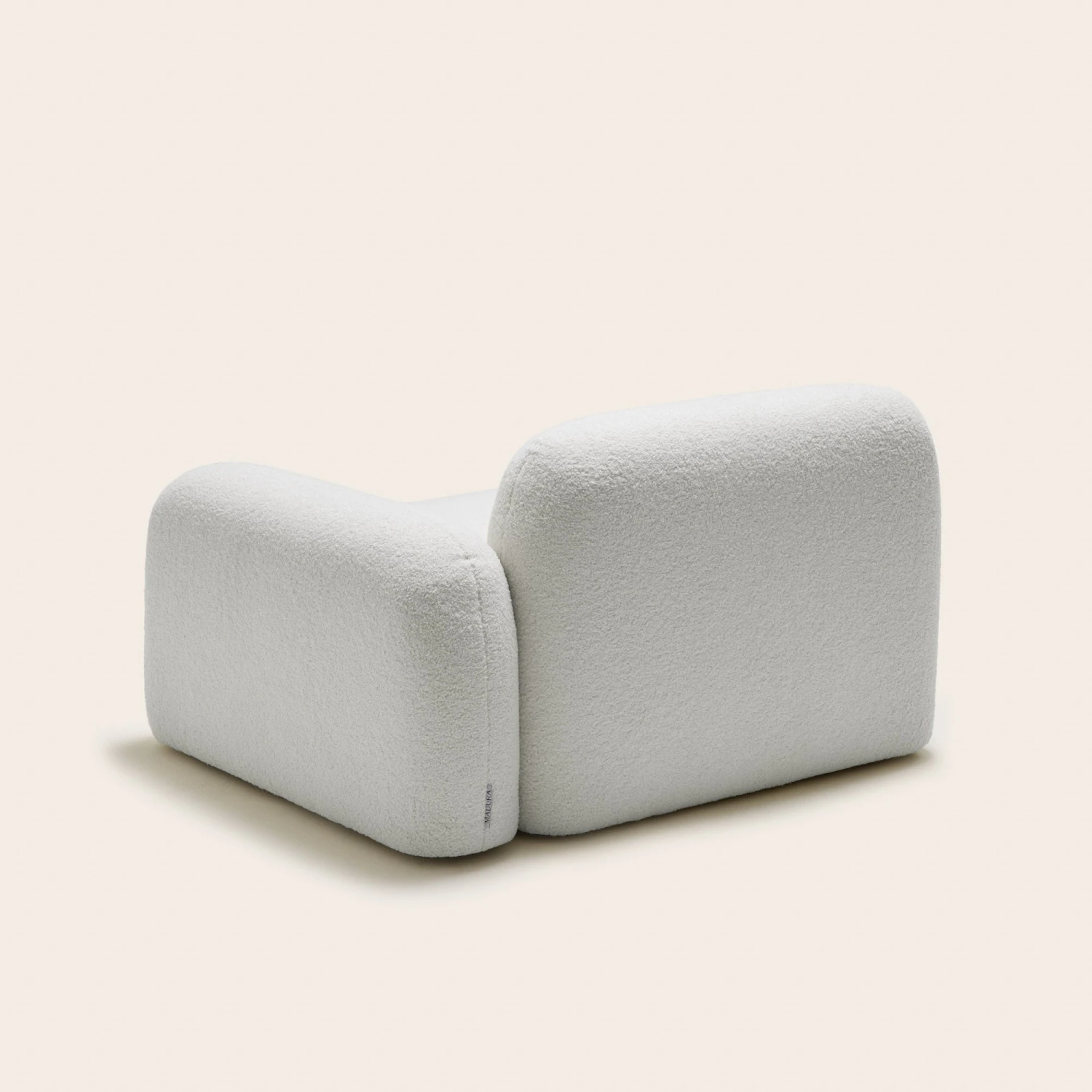 Chauffeuse Modulable Accoudoir Bas D ISILD Bouclette Ivoire 8 Chauffeuse Modulable Accoudoir Bas D ISILD Bouclette Ivoire – Image 8