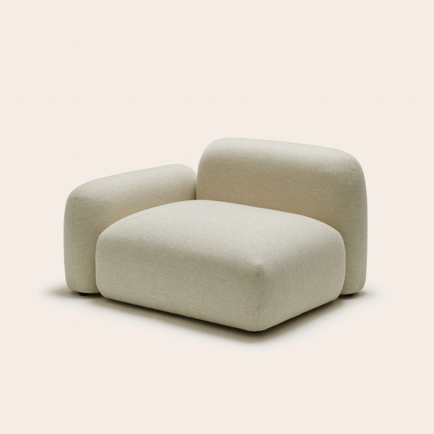 Chauffeuse Modulable Accoudoir Bas G ISILD Natté Naturel 7 Chauffeuse Modulable Accoudoir Bas G ISILD Natté Naturel – Image 7