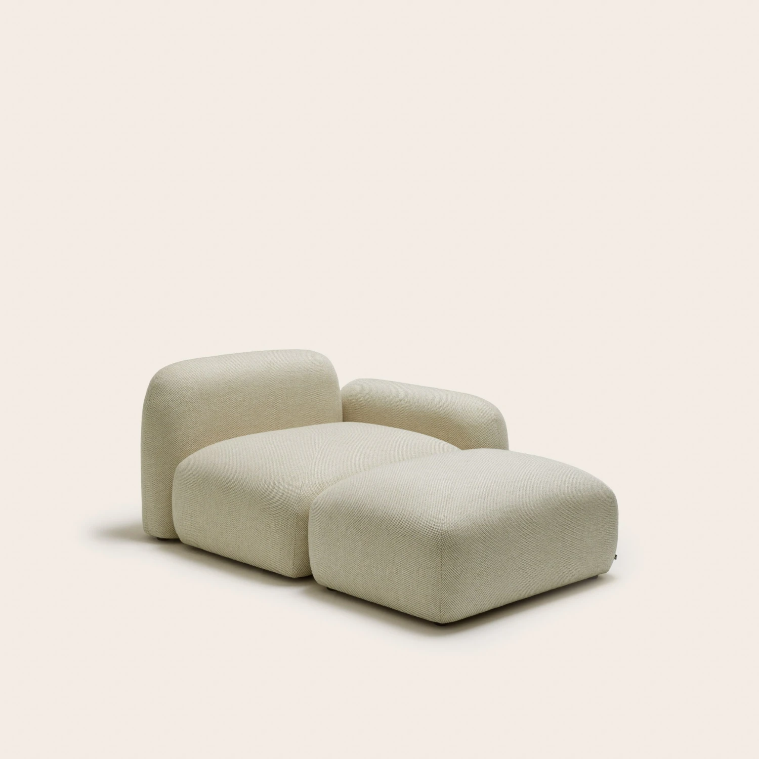 Chauffeuse Modulable Accoudoir Bas G ISILD Natté Naturel 9 Chauffeuse Modulable Accoudoir Bas G ISILD Natté Naturel – Image 9