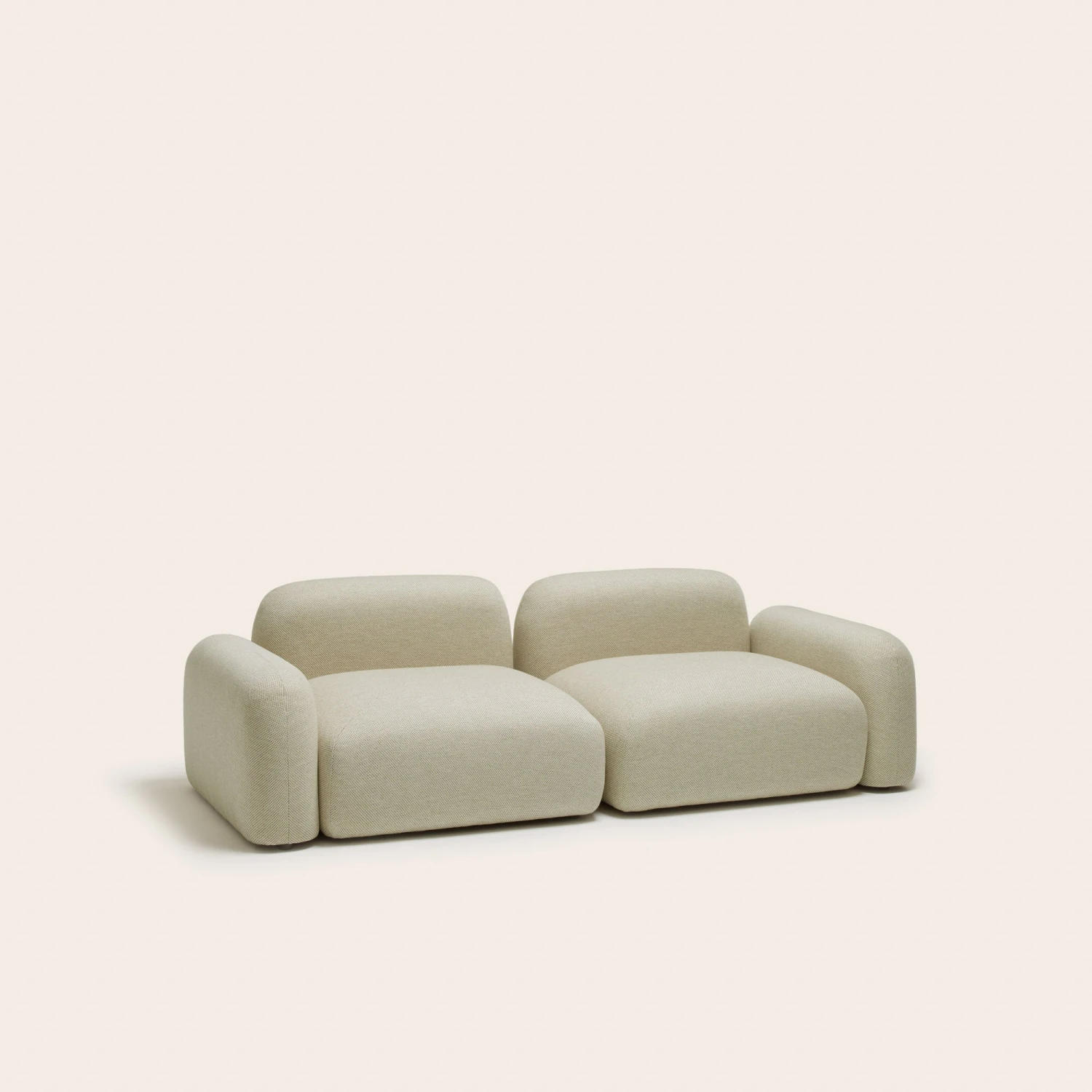 Chauffeuse Modulable Accoudoir Bas G ISILD Natté Naturel 10 Chauffeuse Modulable Accoudoir Bas G ISILD Natté Naturel – Image 10