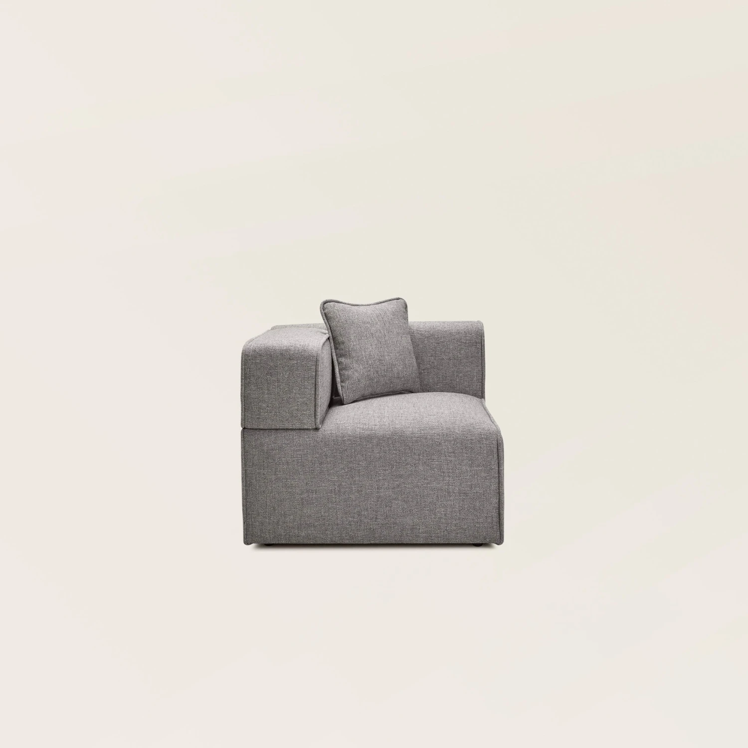 Chauffeuse Modulable Accoudoir D ANDERS Gris Moyen Chiné 7 Chauffeuse Modulable Accoudoir D ANDERS Gris Moyen Chiné – Image 7