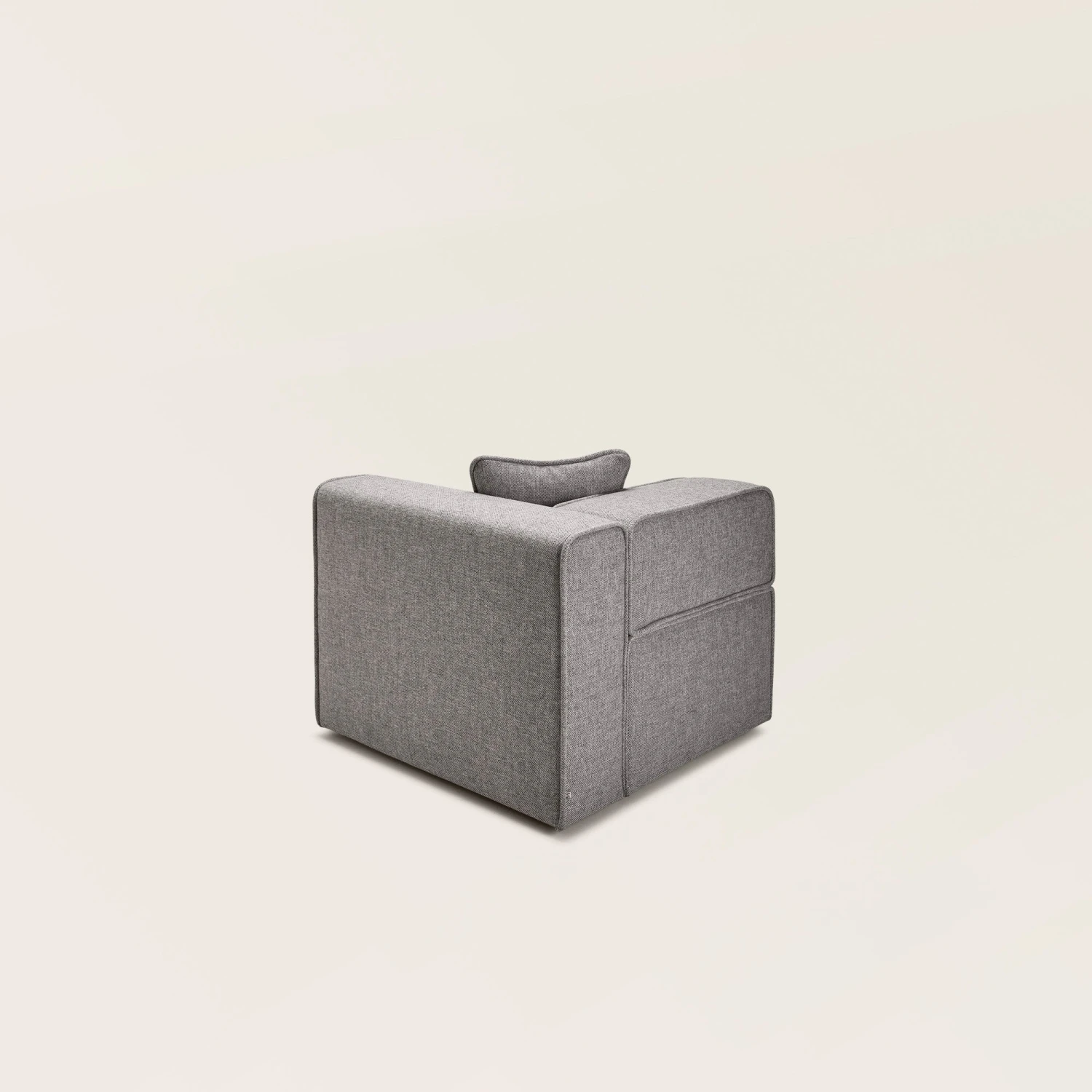 Chauffeuse Modulable Accoudoir D ANDERS Gris Moyen Chiné 8 Chauffeuse Modulable Accoudoir D ANDERS Gris Moyen Chiné – Image 8