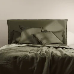 Couvre-lit Matelassé CARLINA Kaki Grisé Et Bourdon Noir 9 Couvre-lit Matelassé CARLINA Kaki Grisé Et Bourdon Noir -Décoration & meubles pour la maison couvre lit matelasse CARLINA 006499 GVG 1