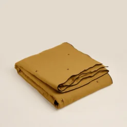 Couvre-lit Matelassé CARLINA Bronze Et Bourdon Noir -Décoration & meubles pour la maison couvre lit matelasse CARLINA 006499 M8G 4