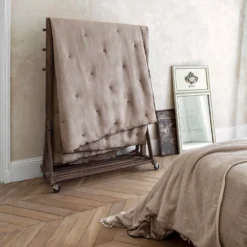 Couvre-lit Matelassé CARLINA Ficelle Et Bourdon Noir 11 Couvre-lit Matelassé CARLINA Ficelle Et Bourdon Noir -Décoration & meubles pour la maison couvre lit matelasse CARLINA 006499 N3G 2