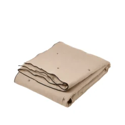 Couvre-lit Matelassé CARLINA Sable Et Bourdon Noir -Décoration & meubles pour la maison couvre lit matelasse CARLINA 006499 N4G packshot