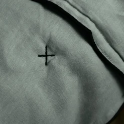 Couvre-lit Matelassé CARLINA Vert De Gris Et Bourdon Noir -Décoration & meubles pour la maison couvre lit matelasse CARLINA 006499 V4G 6