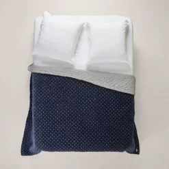 Couvre-lit Matelassé MALO Bleu Nuit 18 Couvre-lit Matelassé MALO Bleu Nuit -Décoration & meubles pour la maison couvre lit matelasse MALO 007266 B20 5