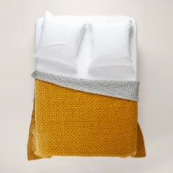 Couvre-lit Matelassé MALO Ocre -Décoration & meubles pour la maison couvre lit matelasse MALO 007266 J18 5