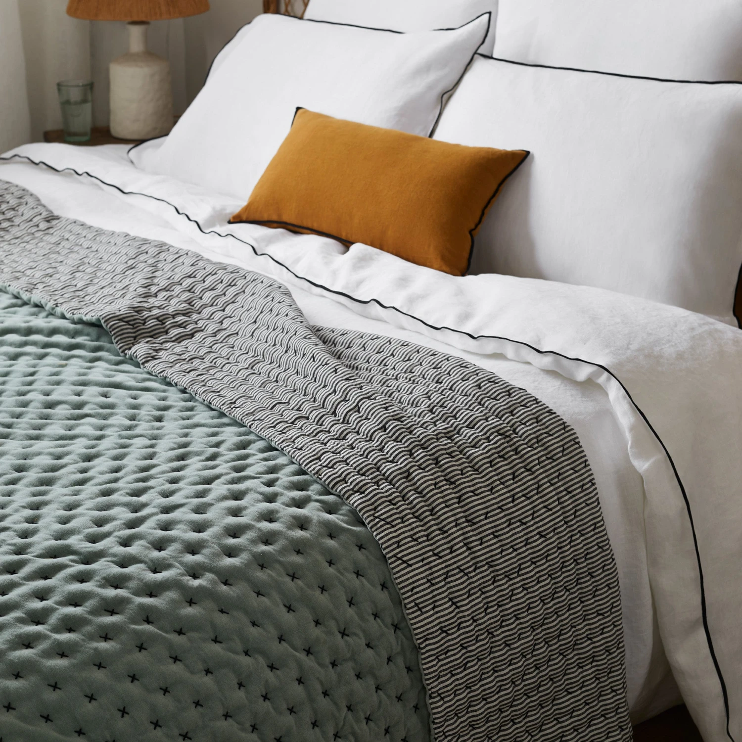Couvre-lit Matelassé MALO Baltique 3 Couvre-lit Matelassé MALO Baltique – Image 3