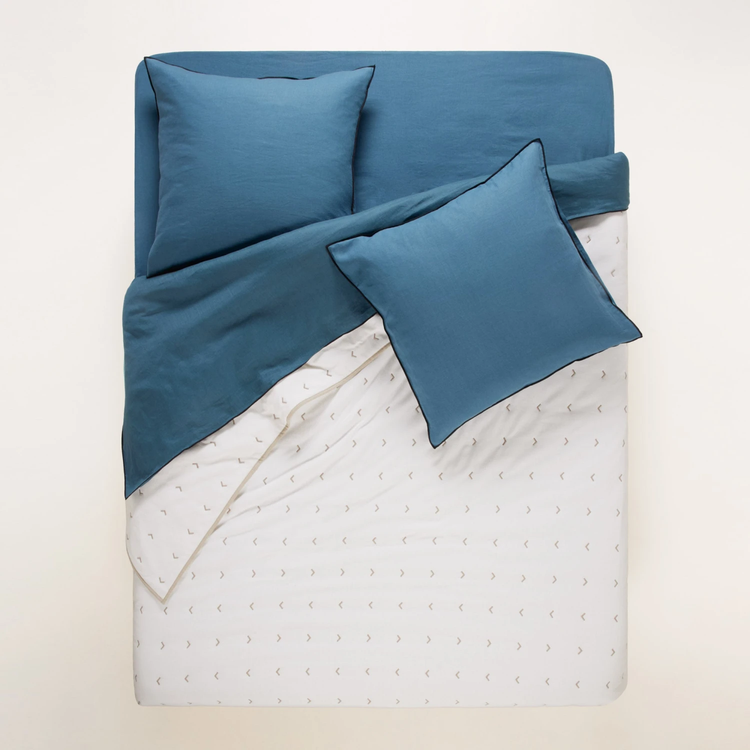 Couvre-lit Matelassé VINNIE Blanc Et Naturel 6 Couvre-lit Matelassé VINNIE Blanc Et Naturel – Image 6