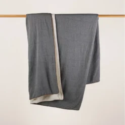 Couvre-lit DASHAN Noir Blanc Et Feston Terracota 15 Couvre-lit DASHAN Noir Blanc Et Feston Terracota -Décoration & meubles pour la maison couvre lit DASHAN 009037 G8 8