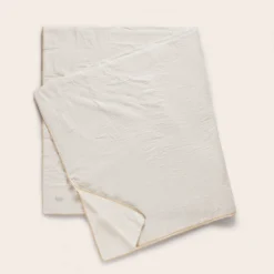 Couvre-lit DASHAN Ecru Et Feston Ocre -Décoration & meubles pour la maison couvre lit DASHAN 009037 N1 5